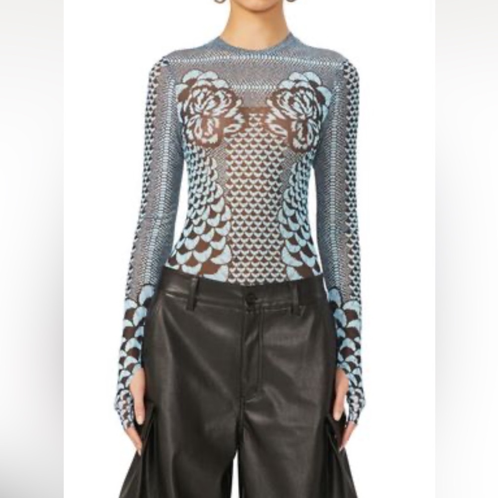 AFRM Sheer/Mesh Top
